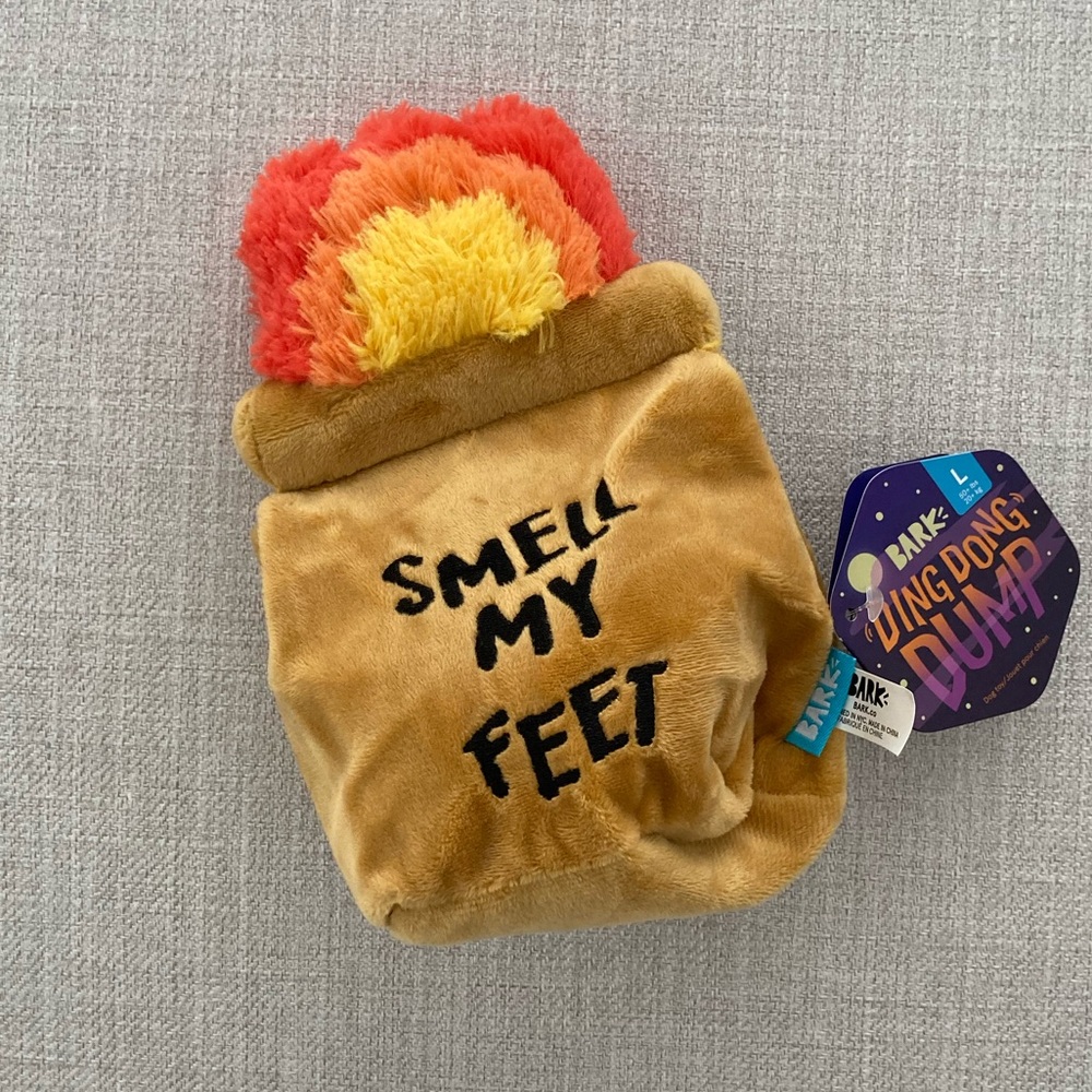 Bark box halloween plush squeeky dog toy